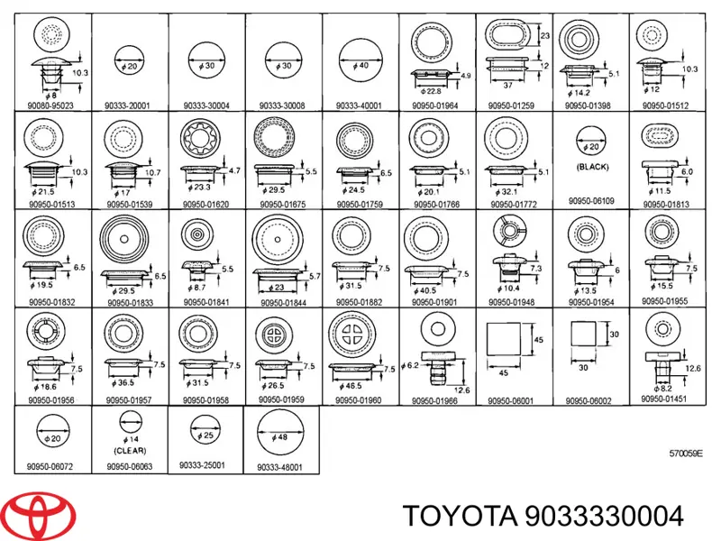 9033330004 Toyota 