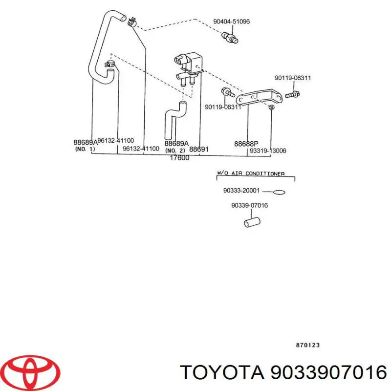 9033907016 Toyota 