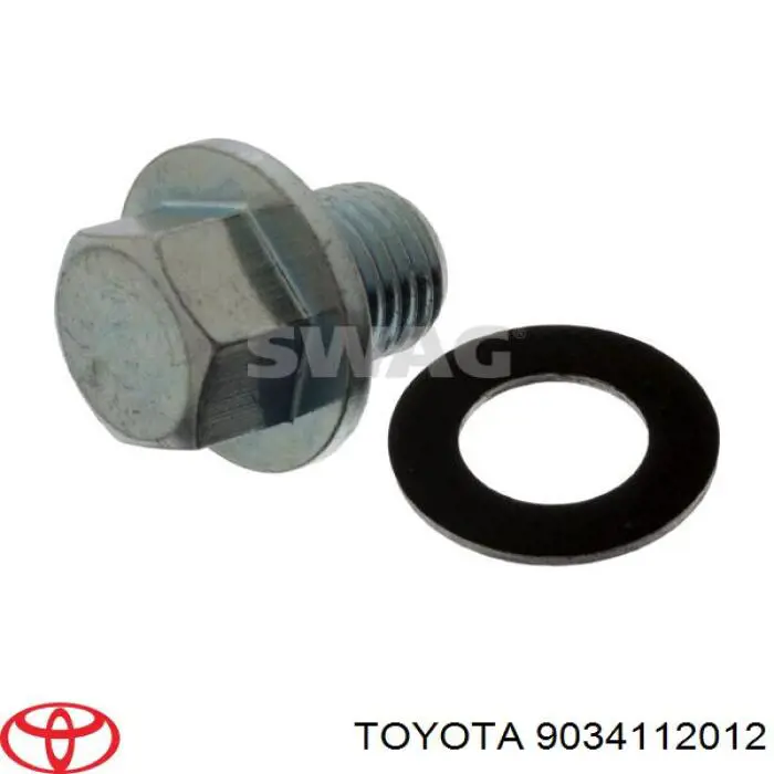 Болт поддона Toyota 9034112012