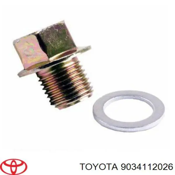 Tapón roscado, colector de aceite 9034112026 Toyota