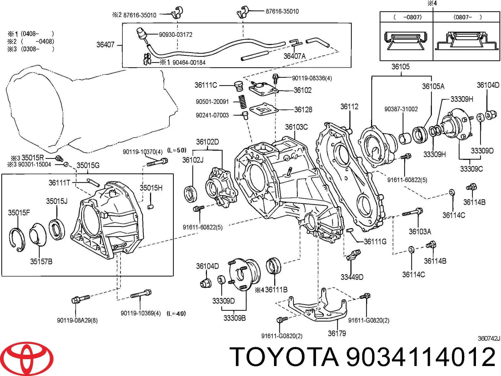  9034114012 Toyota