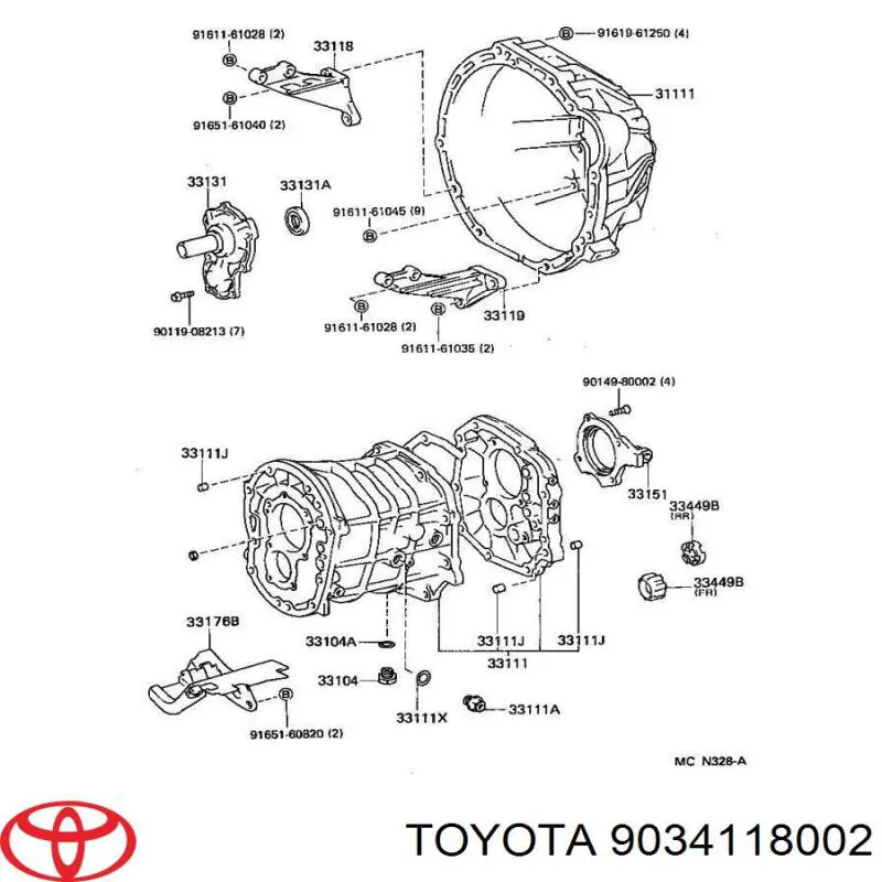 9034118002 Toyota 