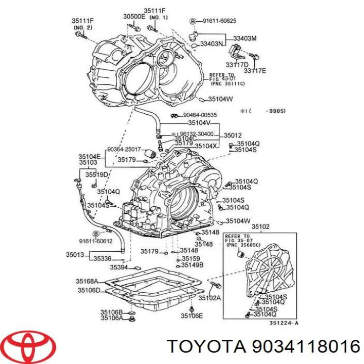 9034118016 Toyota