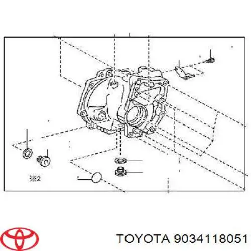 Tampão de enchimento de eixo traseiro/dianteiro para Toyota RAV4 (A3)
