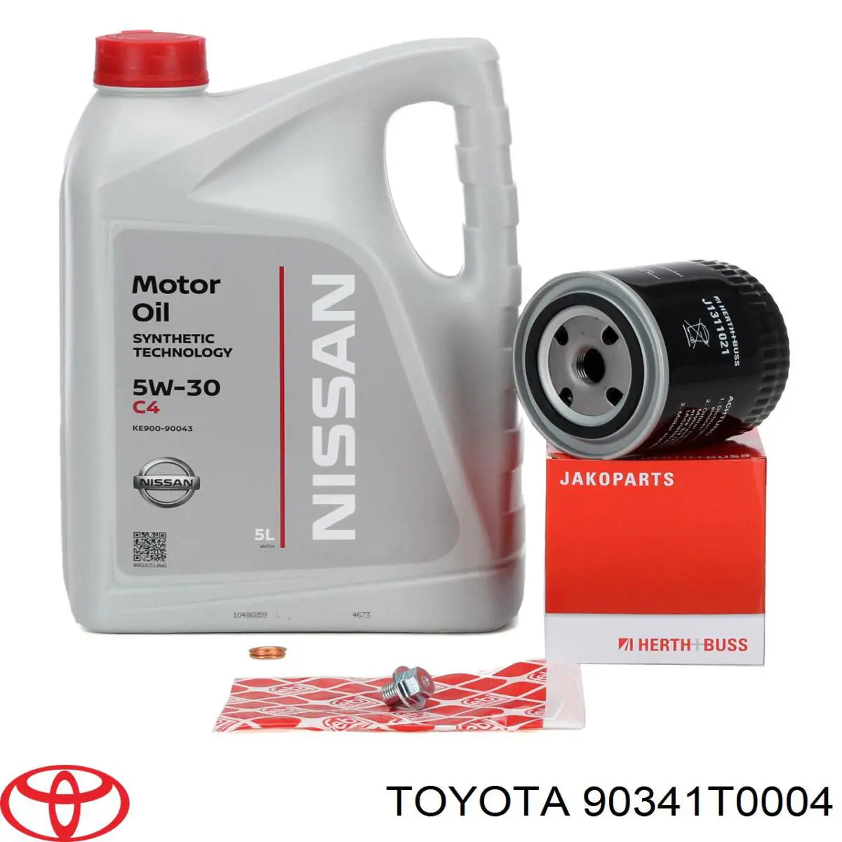 Пробка поддона двигателя 90341T0004 Toyota