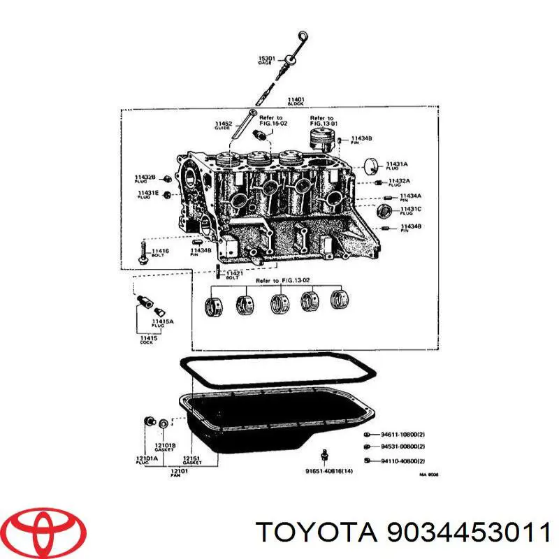 9034453011 Toyota 