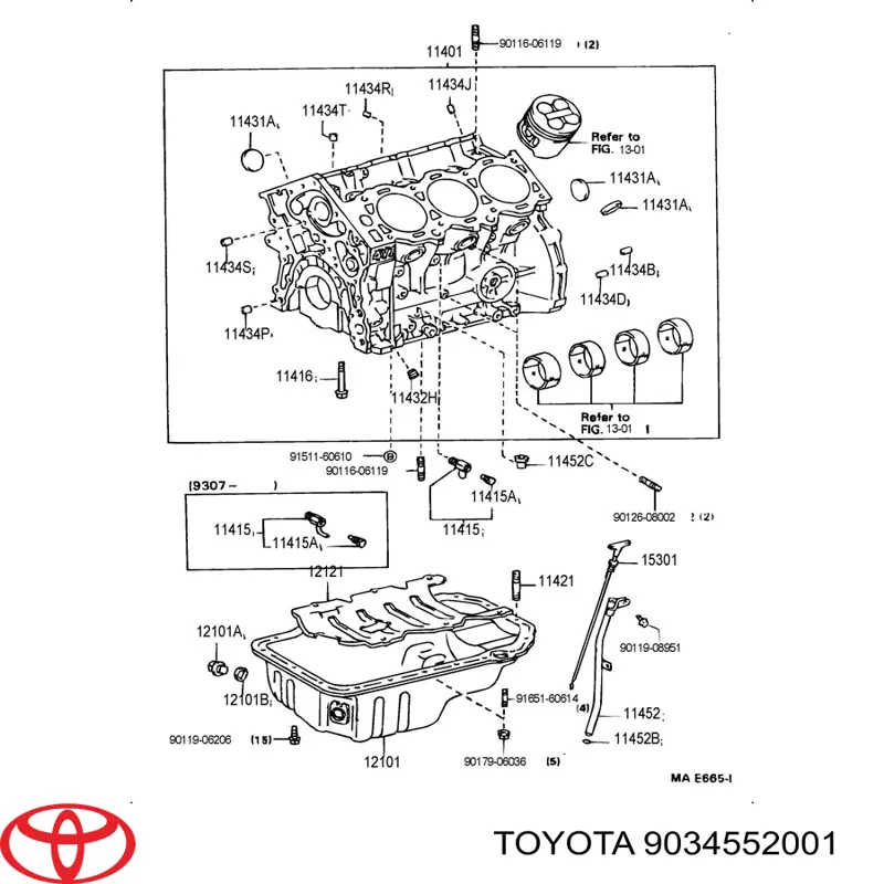Купить 9034552001 Toyota 