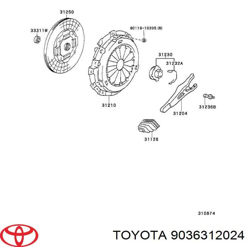 9036312024 Toyota 