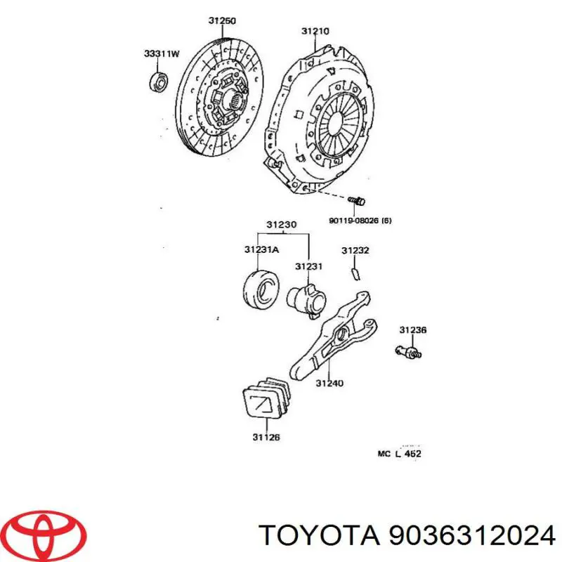  Toyota 9036312024 цена, от 5.36 USD