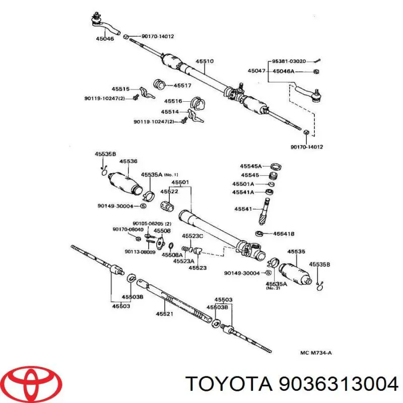  9036313004 Toyota