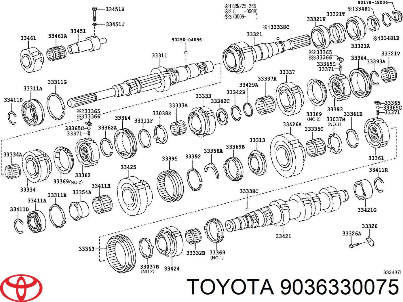 9036330075 Toyota 