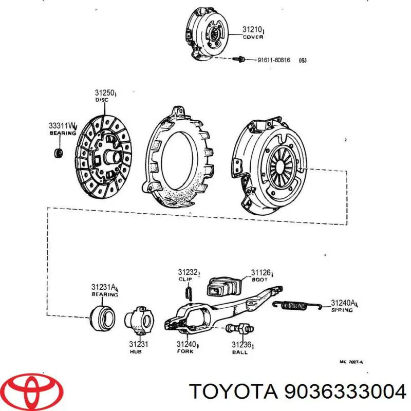 Подшипник скольжения сцепления Koyo RCT3360S цена, от 12.67 USD