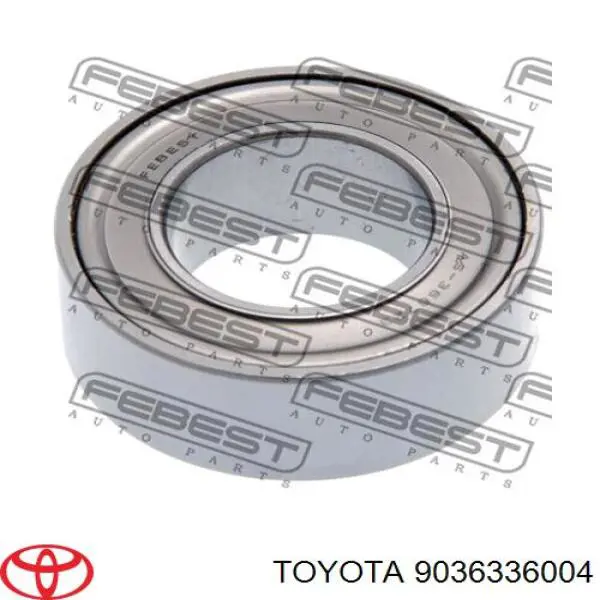 Rodamiento exterior del eje delantero 9036336004 Toyota