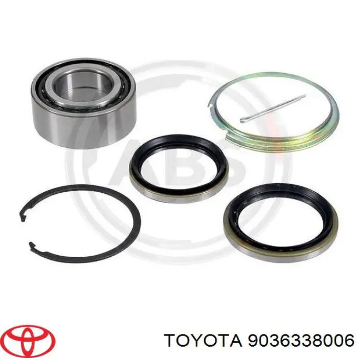 9036338006 Toyota rolamento de cubo dianteiro