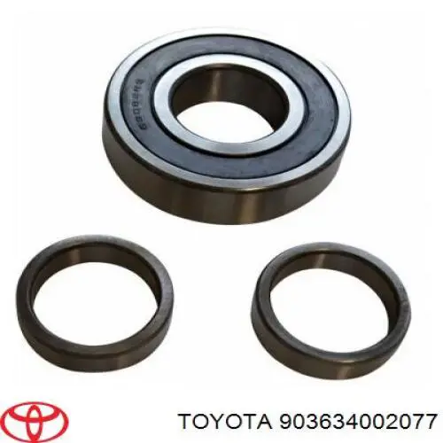 Подшипник задней ступицы 903634002077 Toyota