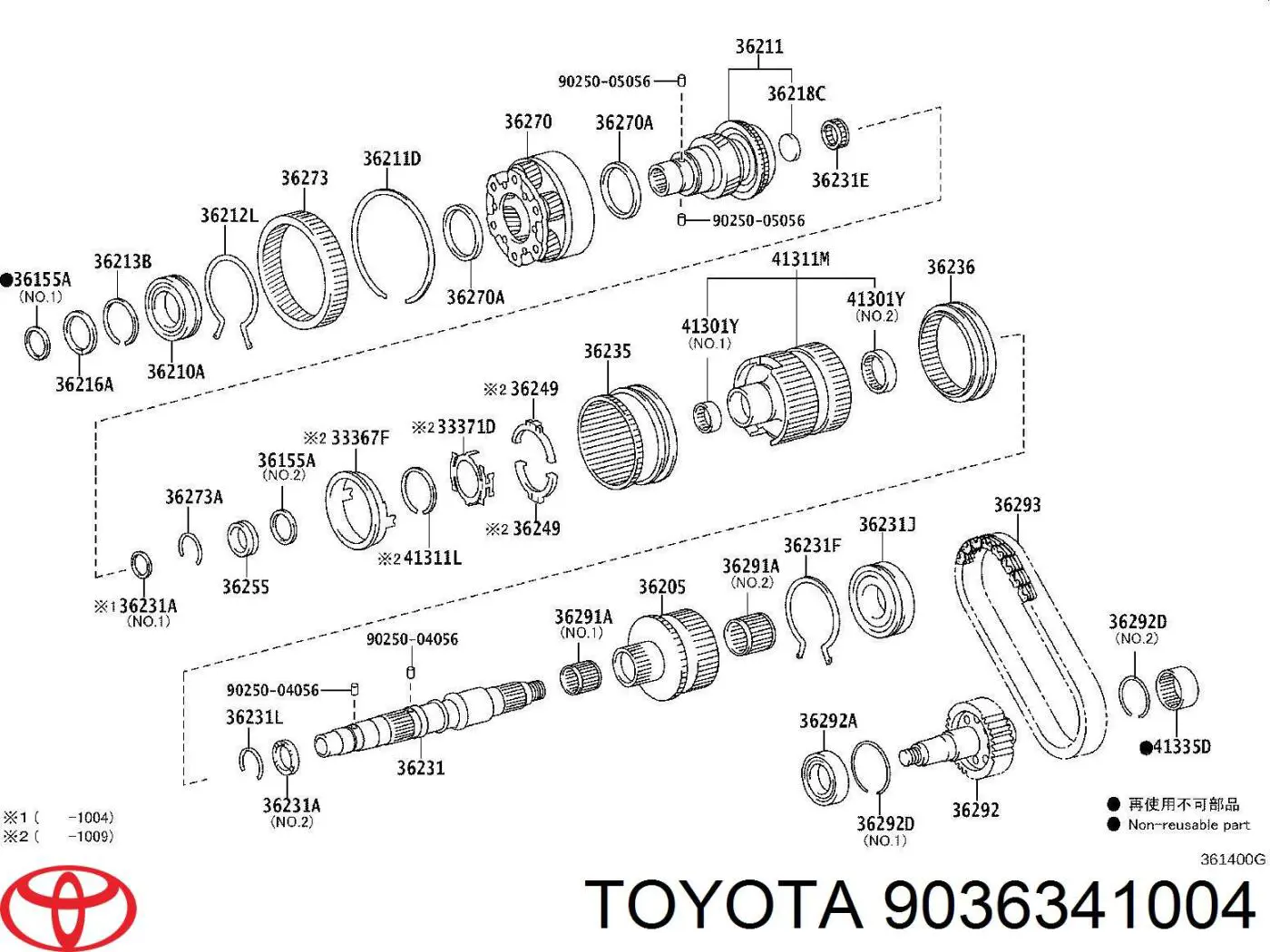 9036341004 Toyota 