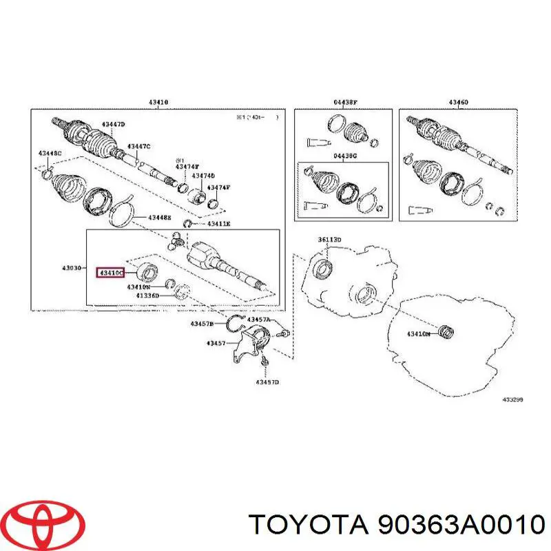 90363A0010 Toyota 