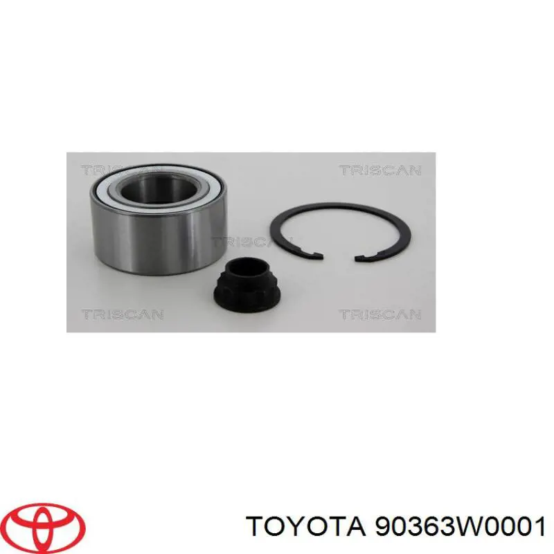 Подшипник ступицы 90363W0001 Toyota