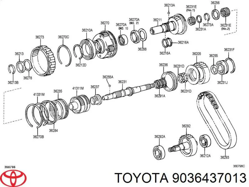  9036437013 Toyota