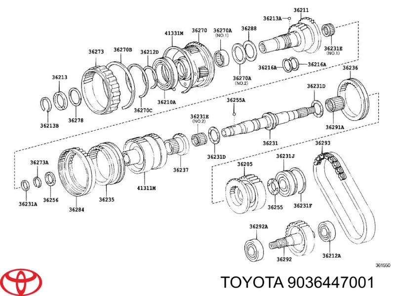 9036447001 Toyota 