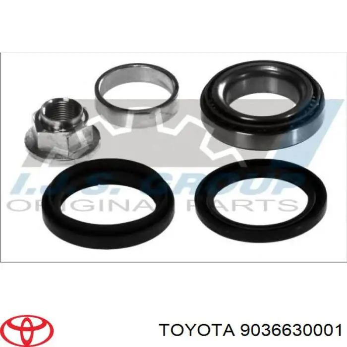 Подшипник задней ступицы 9036630001 Toyota