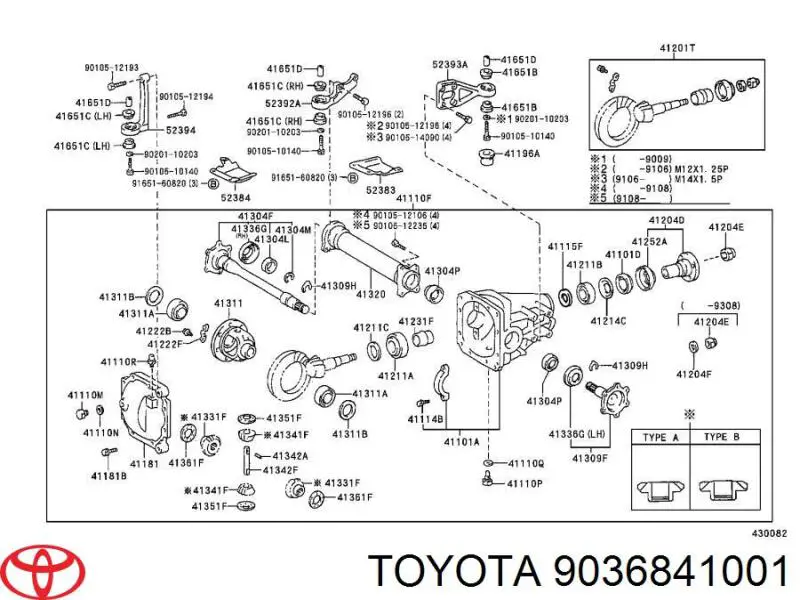 9036841001 Toyota