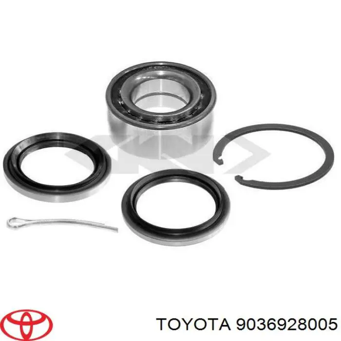 Подшипник ступицы 9036928005 Toyota