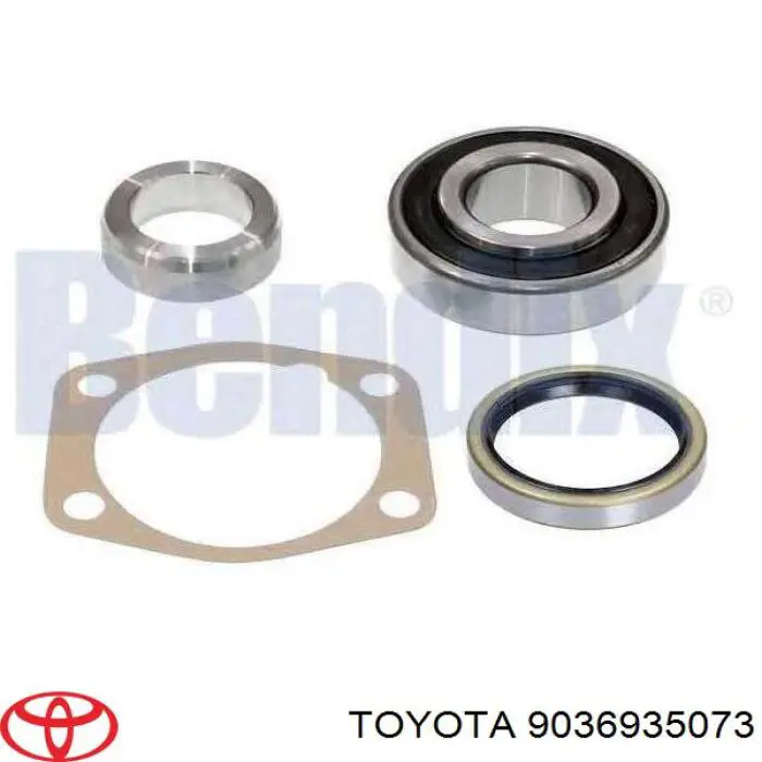 Подшипник задней ступицы 9036935073 Toyota