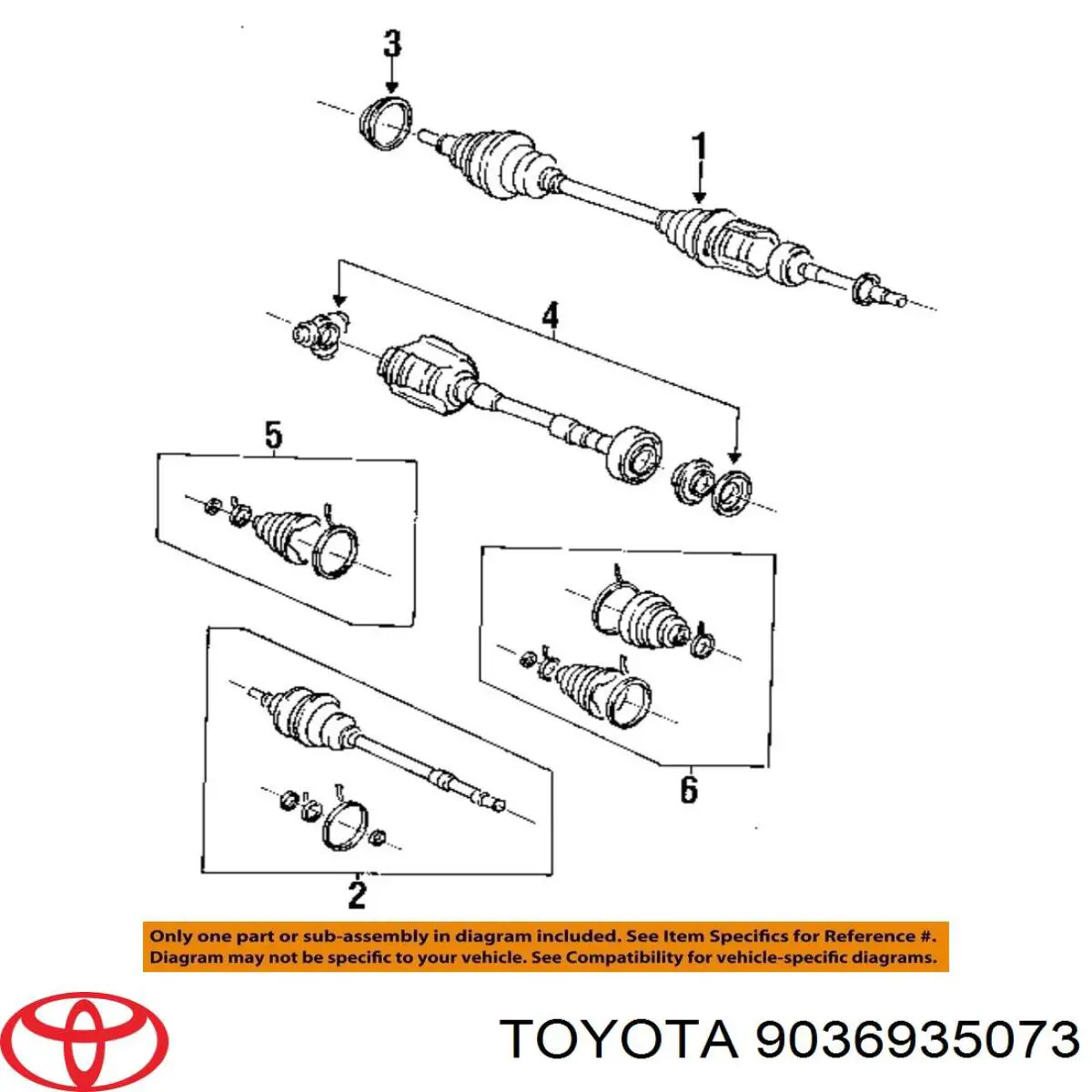 9036935073 Toyota