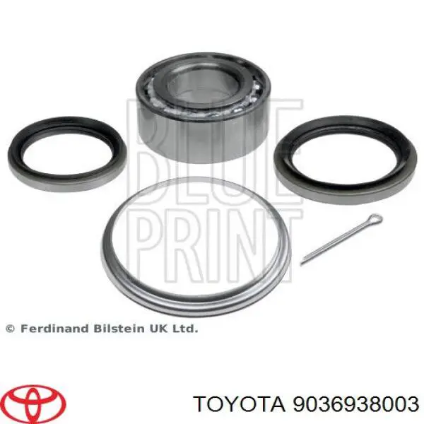 Cojinete de rueda delantero 9036938003 Toyota