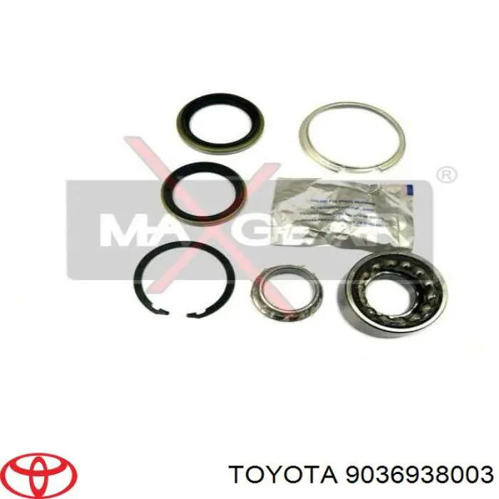 Compre 9036938003 Toyota Rolamento de cubo dianteiro