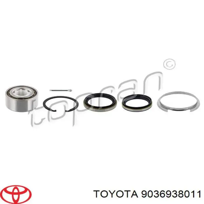 Подшипник ступицы 9036938011 Toyota