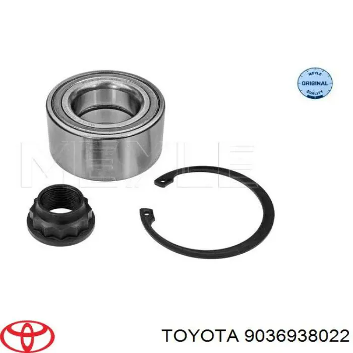 Подшипник ступицы передней TOYOTA 9036938022