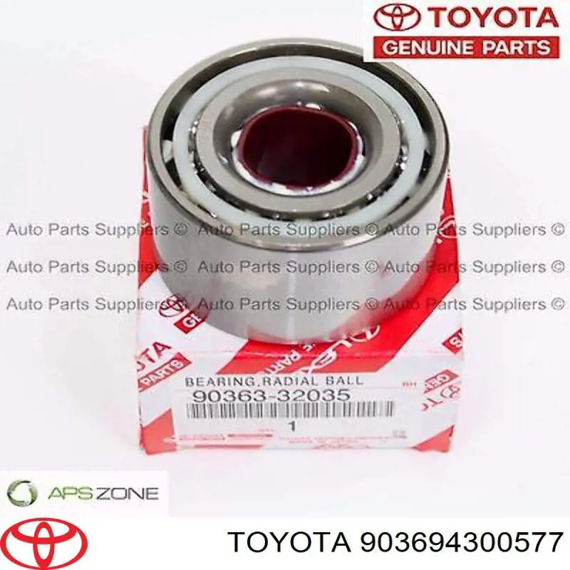 Подшипник задней ступицы 903694300577 Toyota