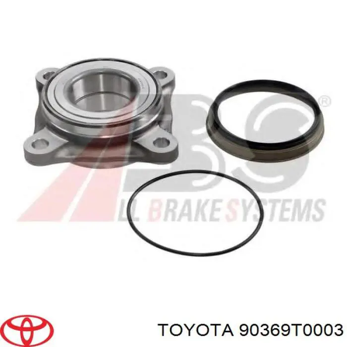 90369T0003 TOYOTA Cojinete de rueda delantero original y equivalente
