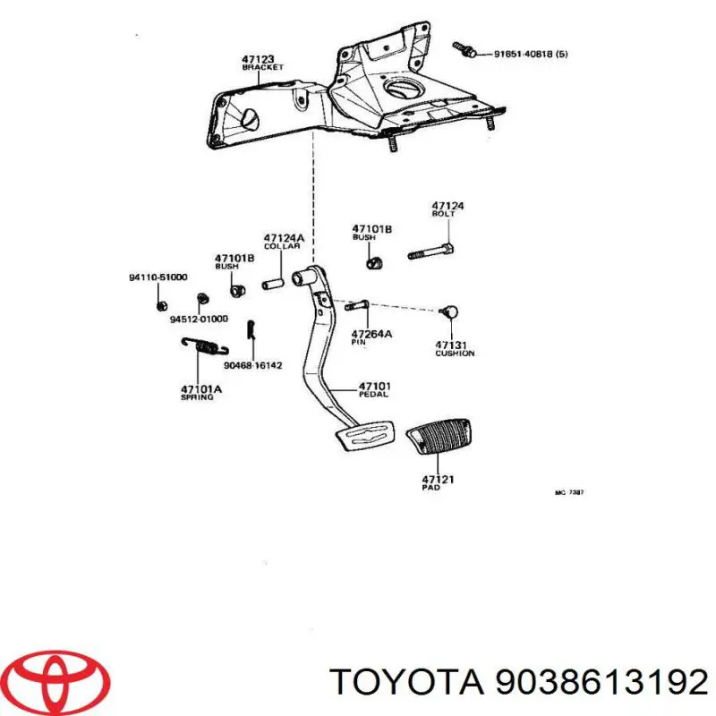 9038613192 Toyota 