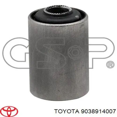 9038914007 Toyota bloco silencioso traseiro da suspensão de lâminas traseira