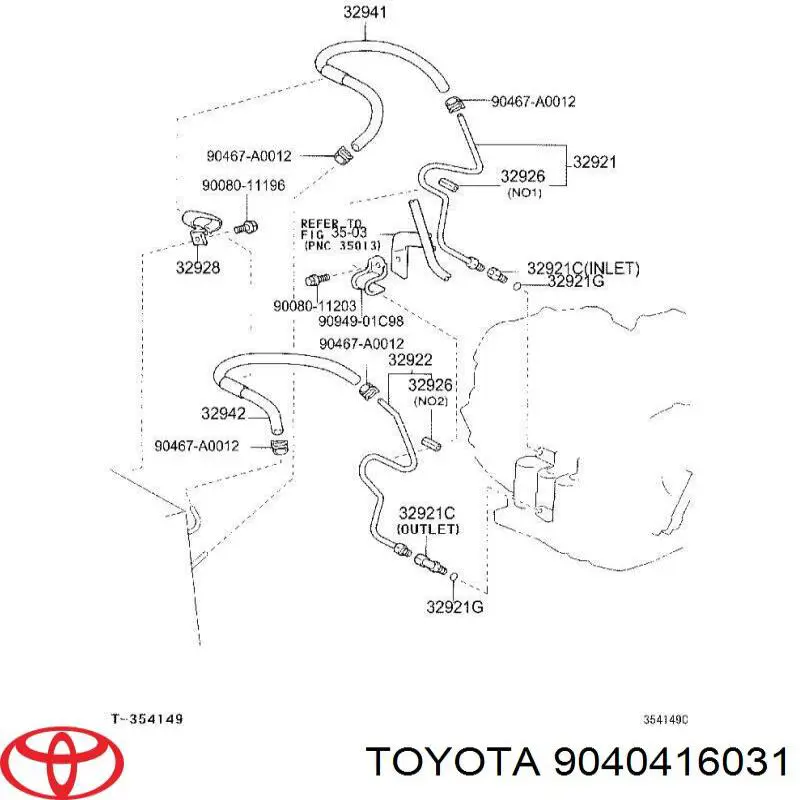  9040416031 Toyota