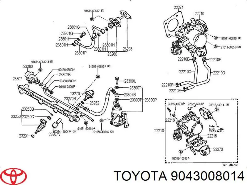  9043008014 Toyota