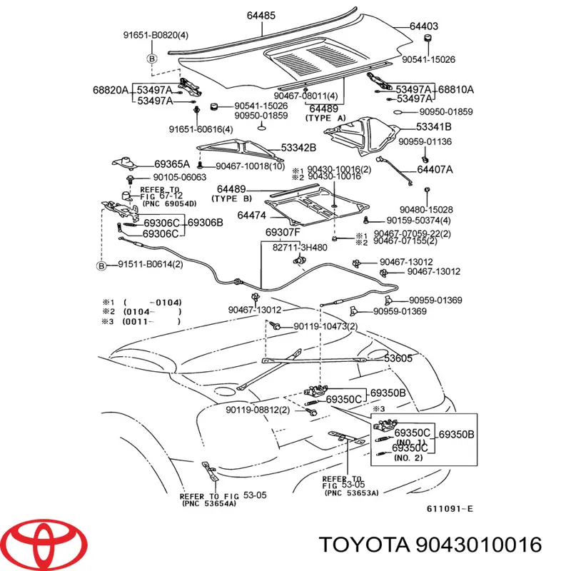  Toyota 9043010016 цена, от 1.07 USD