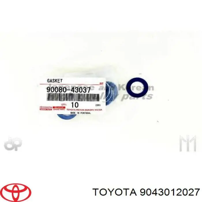 Junta, tapón roscado, colector de aceite 9043012027 Toyota/Lexus