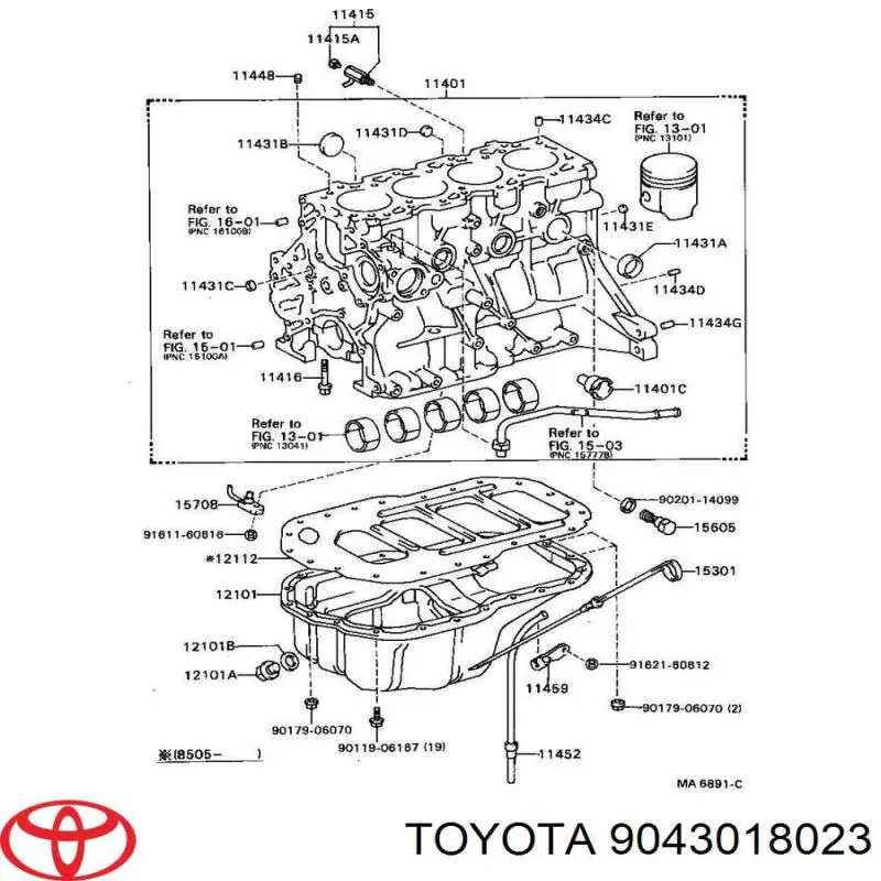 Прокладка пробки поддона двигателя Toyota 9043018023 цена, от 0.97 USD