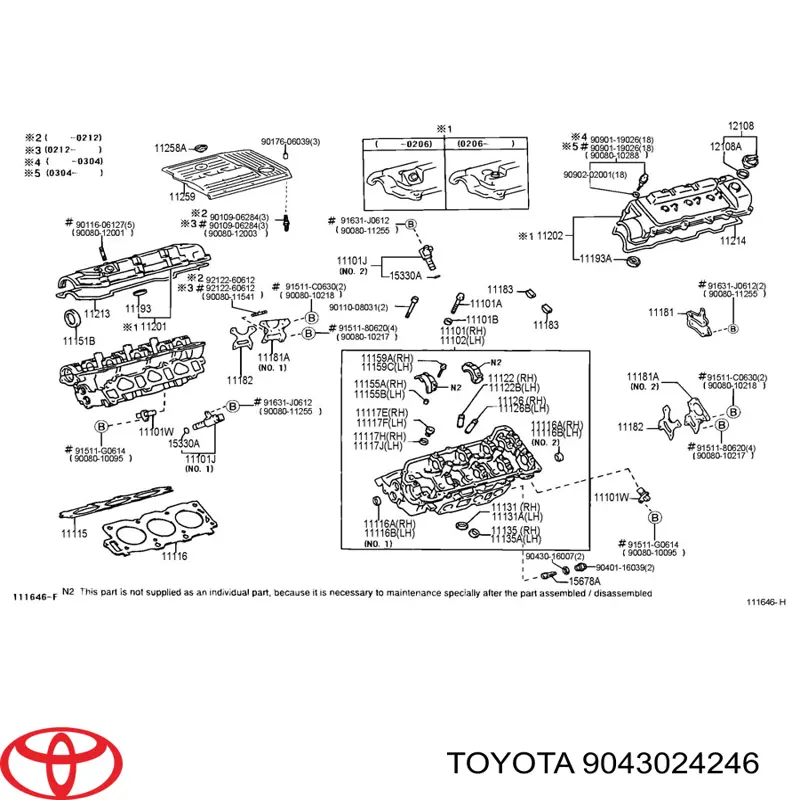  Toyota 9043024246 цена, от 0.89 USD