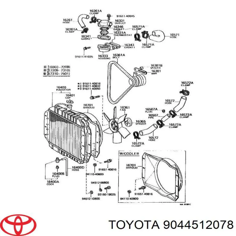  9044512078 Toyota