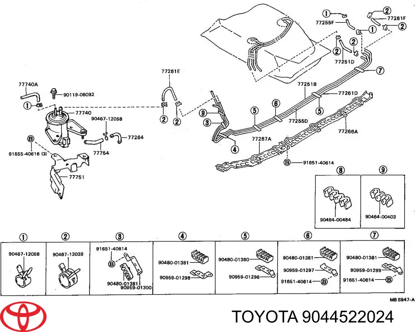 9044522024 Toyota 