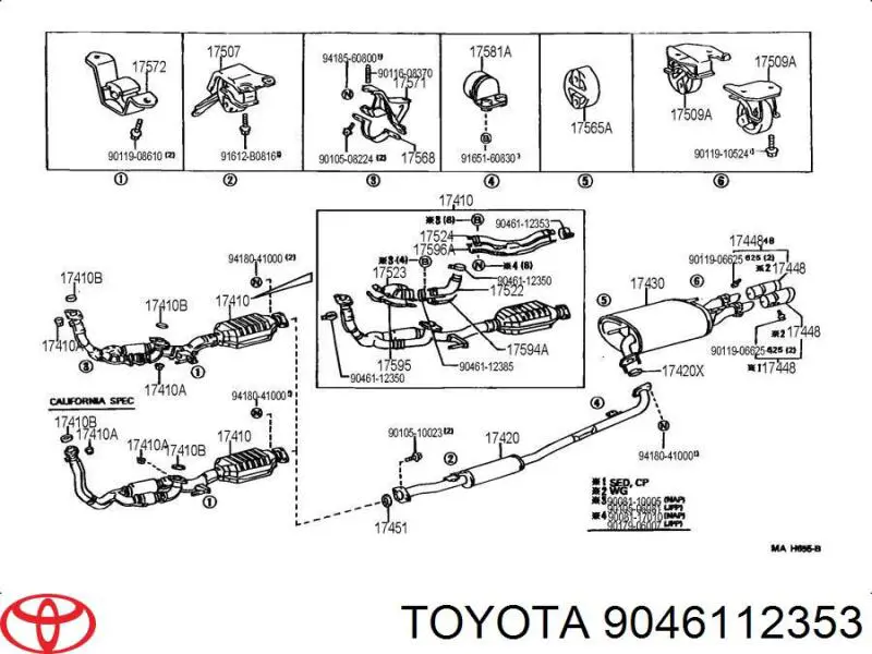  9046112353 Toyota