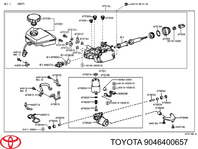 9046400657 Toyota 