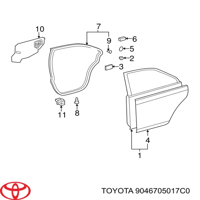 9046705017C0 Toyota 