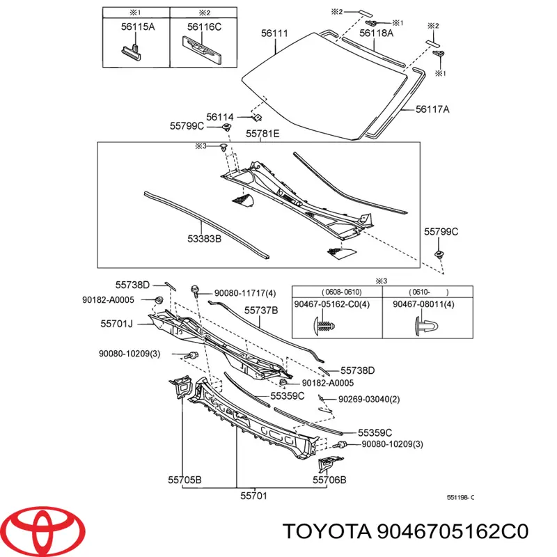  9046705162C0 Toyota