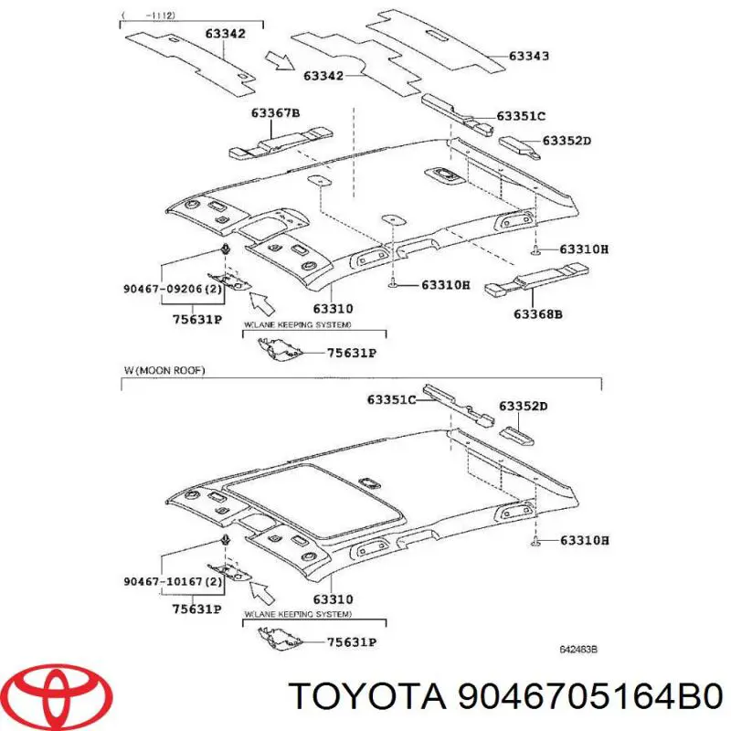  9046705164B0 Toyota